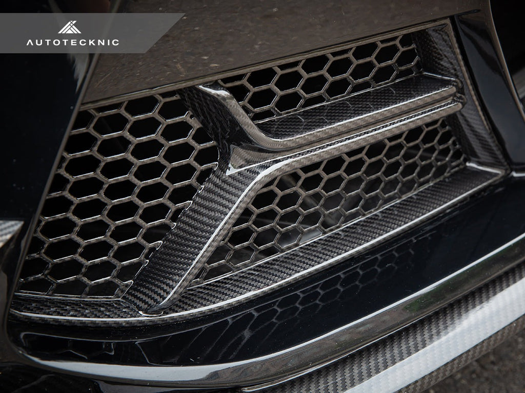 AutoTecknic Dry Carbon Corsa Front Bumper Lower Vent Set - BMW G80 M3 | G82/ G83 M4