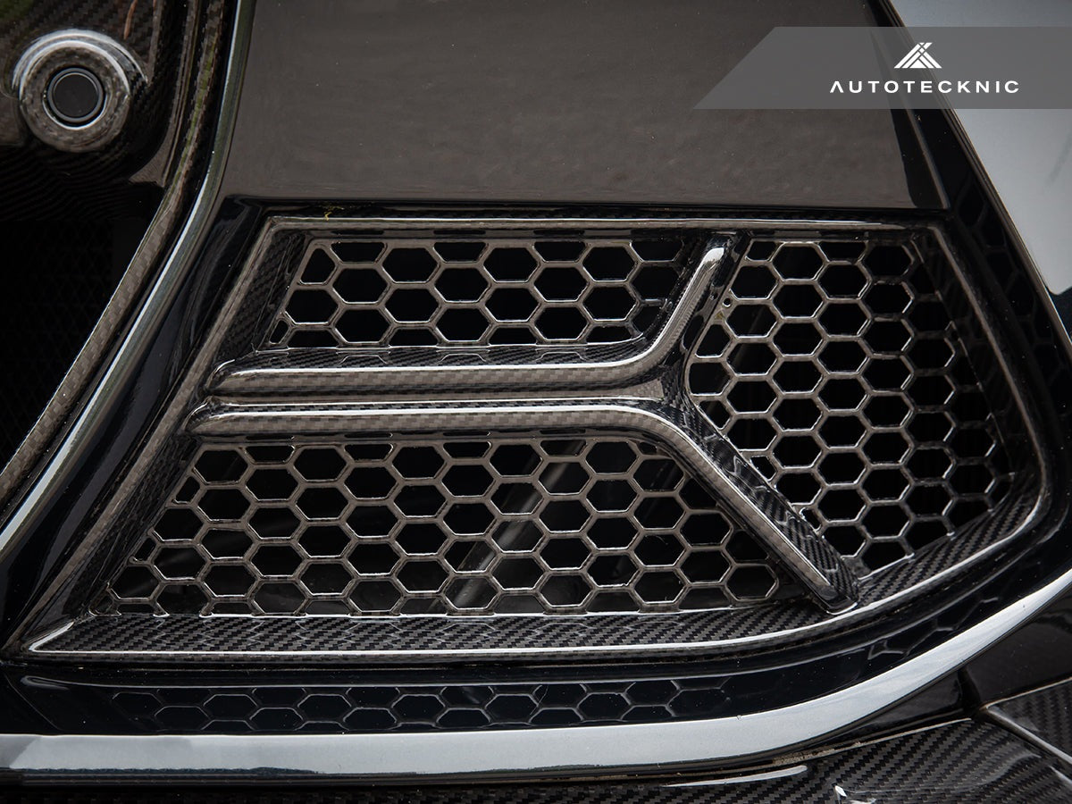 AutoTecknic Dry Carbon Corsa Front Bumper Lower Vent Set - BMW G80 M3 | G82/ G83 M4