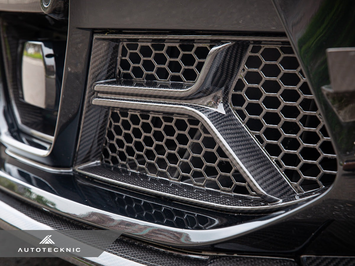 AutoTecknic Dry Carbon Corsa Front Bumper Lower Vent Set - BMW G80 M3 | G82/ G83 M4