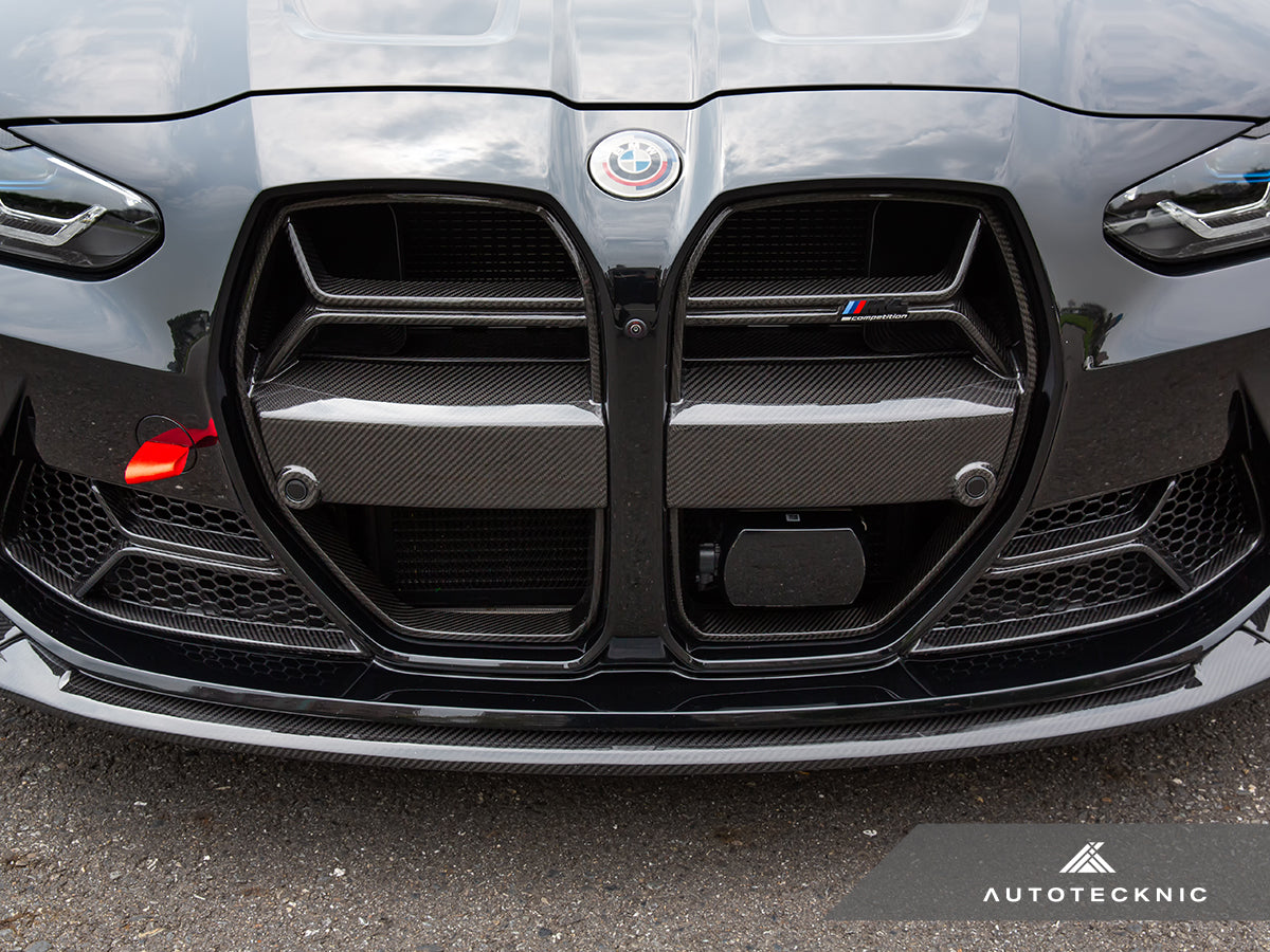 AutoTecknic Dry Carbon Corsa Front Bumper Lower Vent Set - BMW G80 M3 | G82/ G83 M4