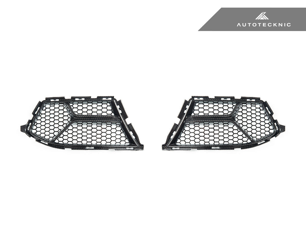AutoTecknic Dry Carbon Corsa Front Bumper Lower Vent Set - BMW G80 M3 | G82/ G83 M4