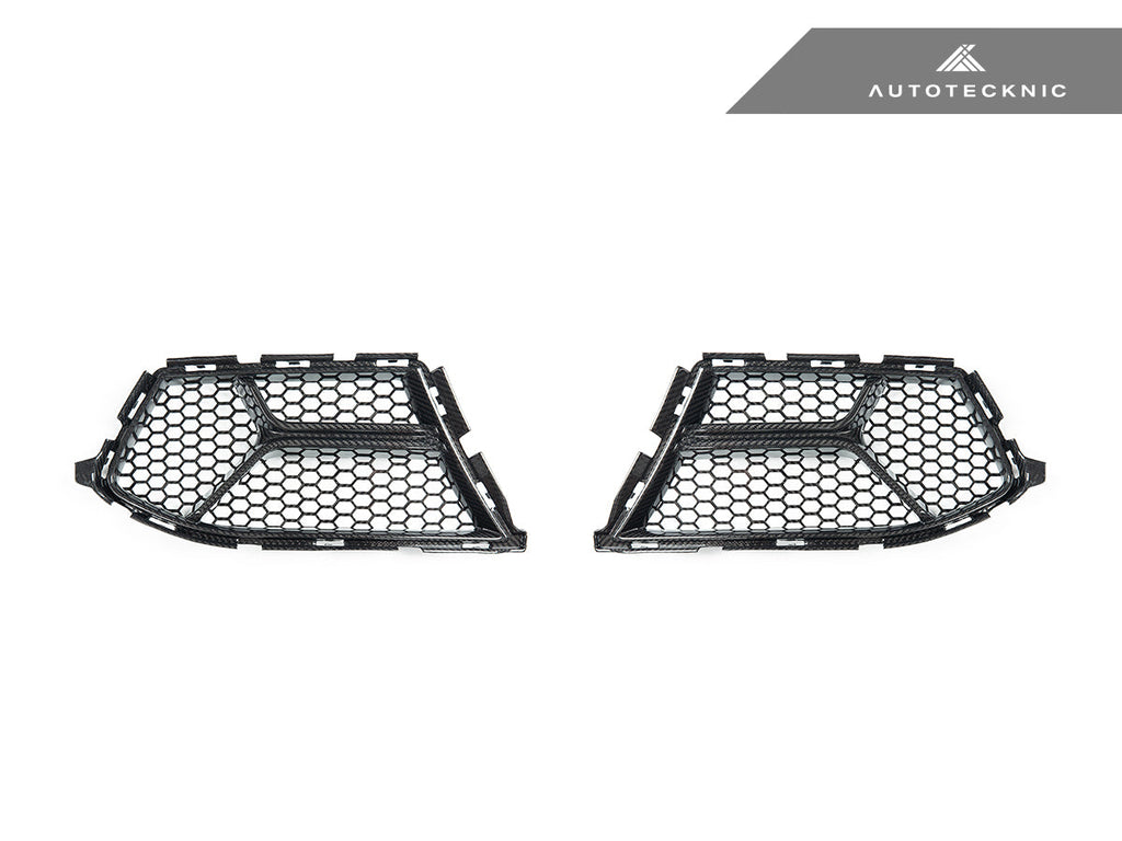 AutoTecknic Dry Carbon Corsa Front Bumper Lower Vent Set - BMW G80 M3 | G82/ G83 M4