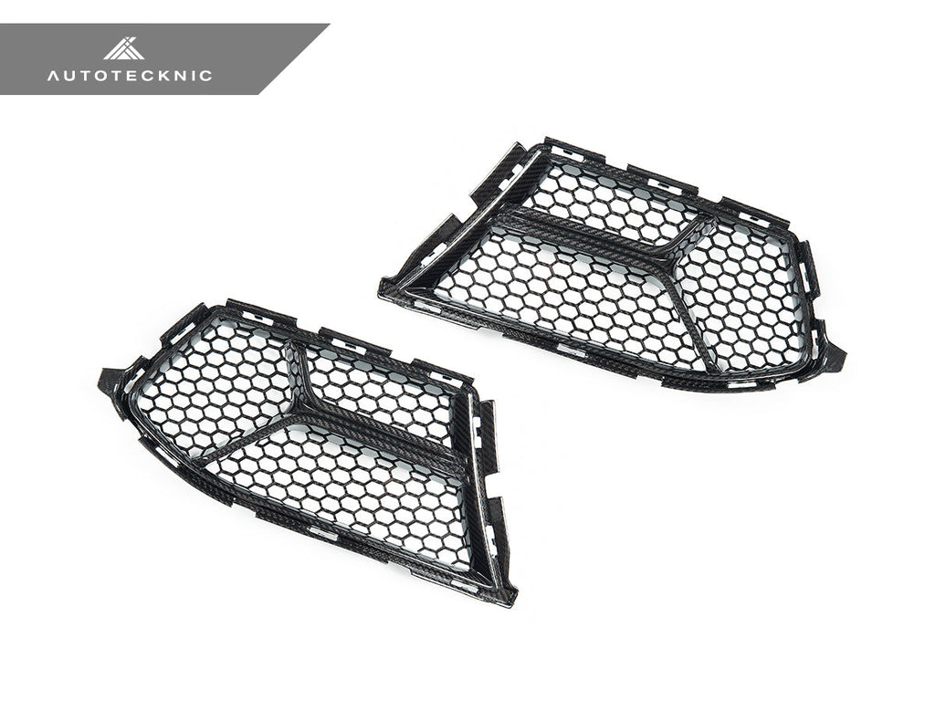 AutoTecknic Dry Carbon Corsa Front Bumper Lower Vent Set - BMW G80 M3 | G82/ G83 M4