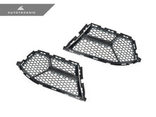 Load image into Gallery viewer, AutoTecknic Dry Carbon Corsa Front Bumper Lower Vent Set - BMW G80 M3 | G82/ G83 M4