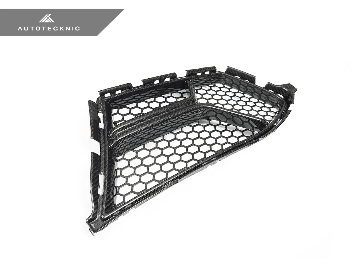 AutoTecknic Dry Carbon Corsa Front Bumper Lower Vent Set - BMW G80 M3 | G82/ G83 M4