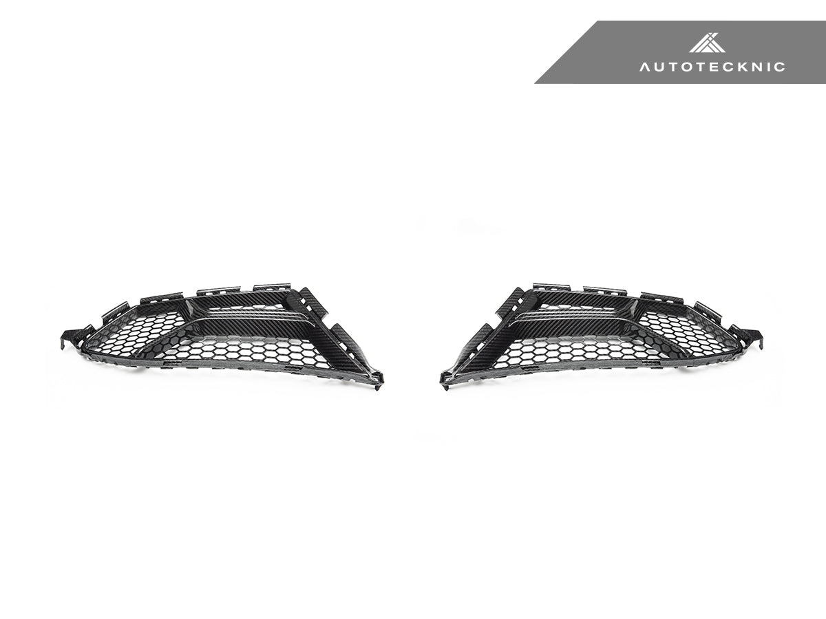 AutoTecknic Dry Carbon Corsa Front Bumper Lower Vent Set - BMW G80 M3 | G82/ G83 M4