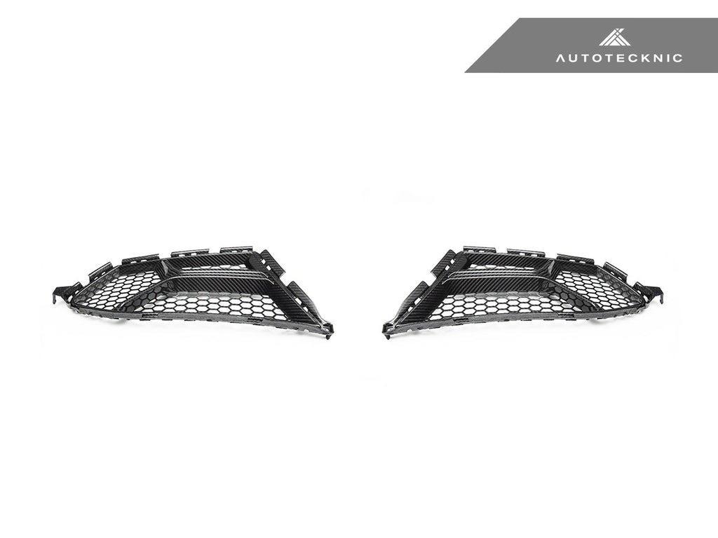 AutoTecknic Dry Carbon Corsa Front Bumper Lower Vent Set - BMW G80 M3 | G82/ G83 M4
