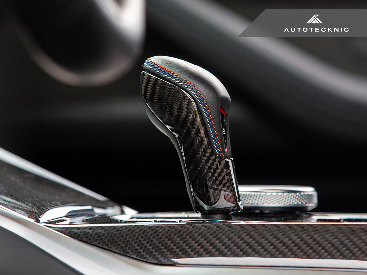AutoTecknic Dry Carbon Gear Selector Cover - BMW G8X M3/ M4