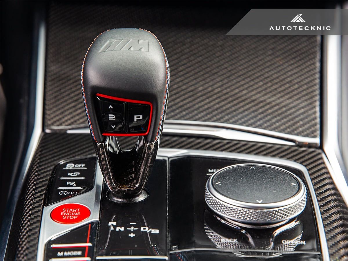 AutoTecknic Dry Carbon Gear Selector Cover - BMW G09 XM