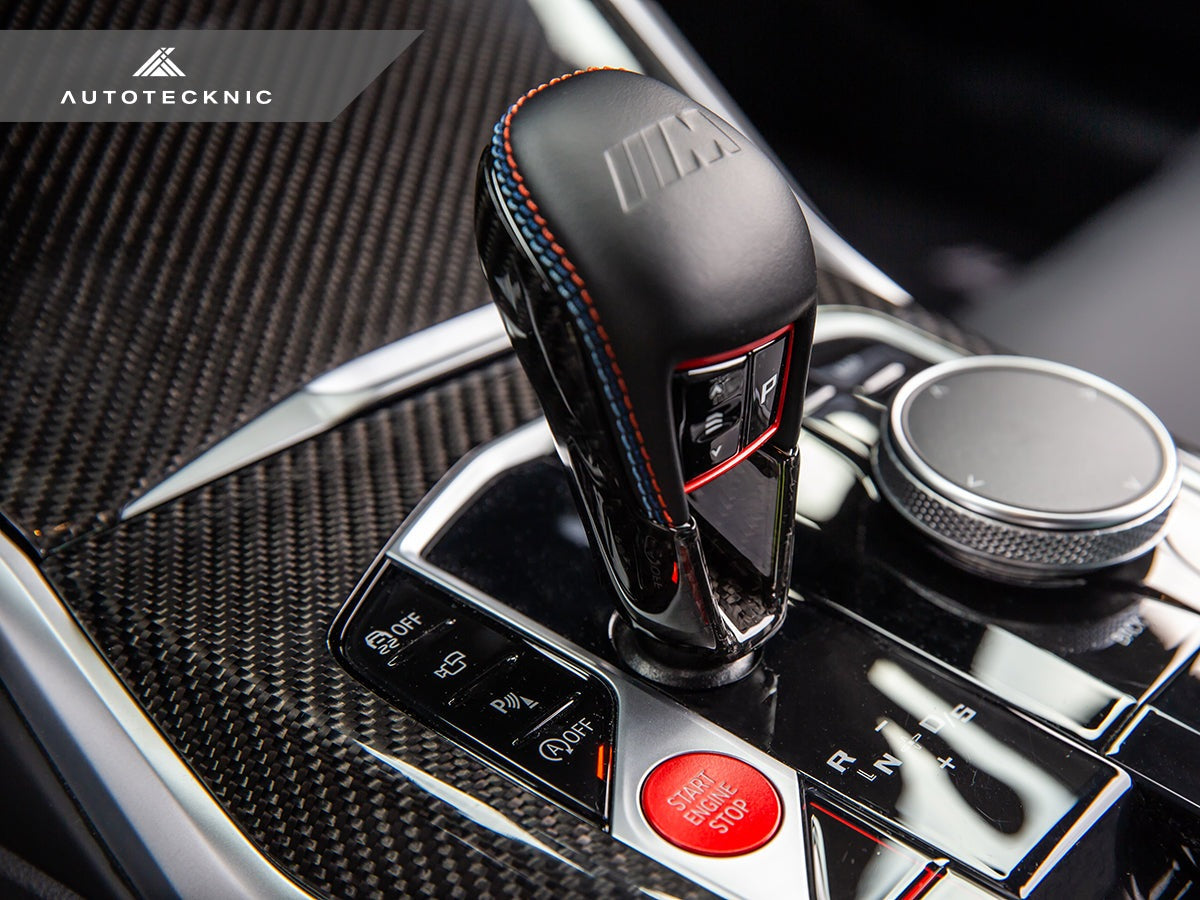 AutoTecknic Dry Carbon Gear Selector Cover - BMW G09 XM