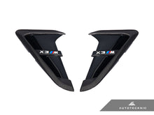 Load image into Gallery viewer, AutoTecknic Dry Carbon Gloss Black Fender Trim Set - BMW F97 X3M | F98 X4M