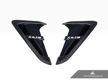 Load image into Gallery viewer, AutoTecknic Dry Carbon Gloss Black Fender Trim Set - BMW F97 X3M | F98 X4M