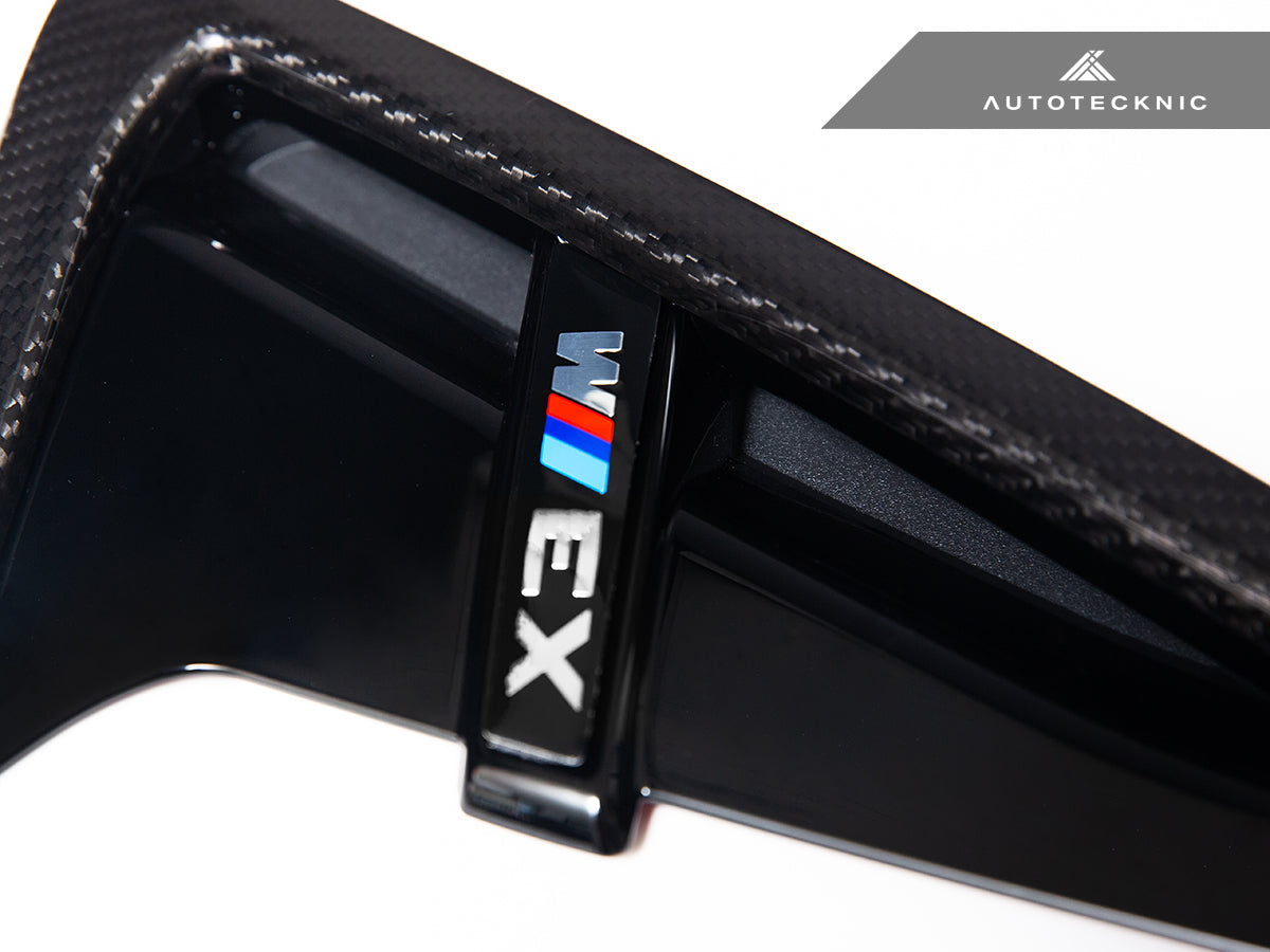 AutoTecknic Dry Carbon Gloss Black Fender Trim Set - BMW F97 X3M | F98 X4M