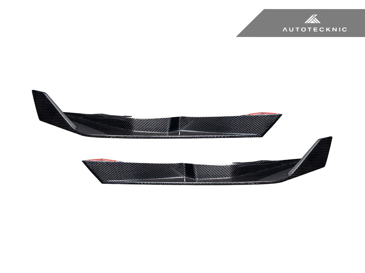 AutoTecknic Dry Carbon Rear Splitter Set - BMW G87 M2