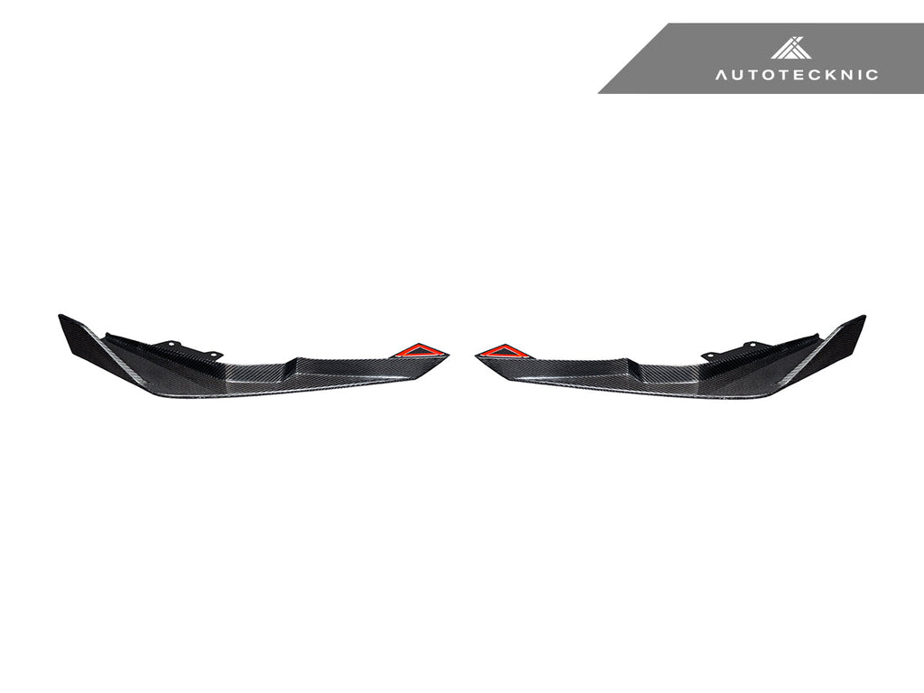 AutoTecknic Dry Carbon Rear Splitter Set - BMW G87 M2