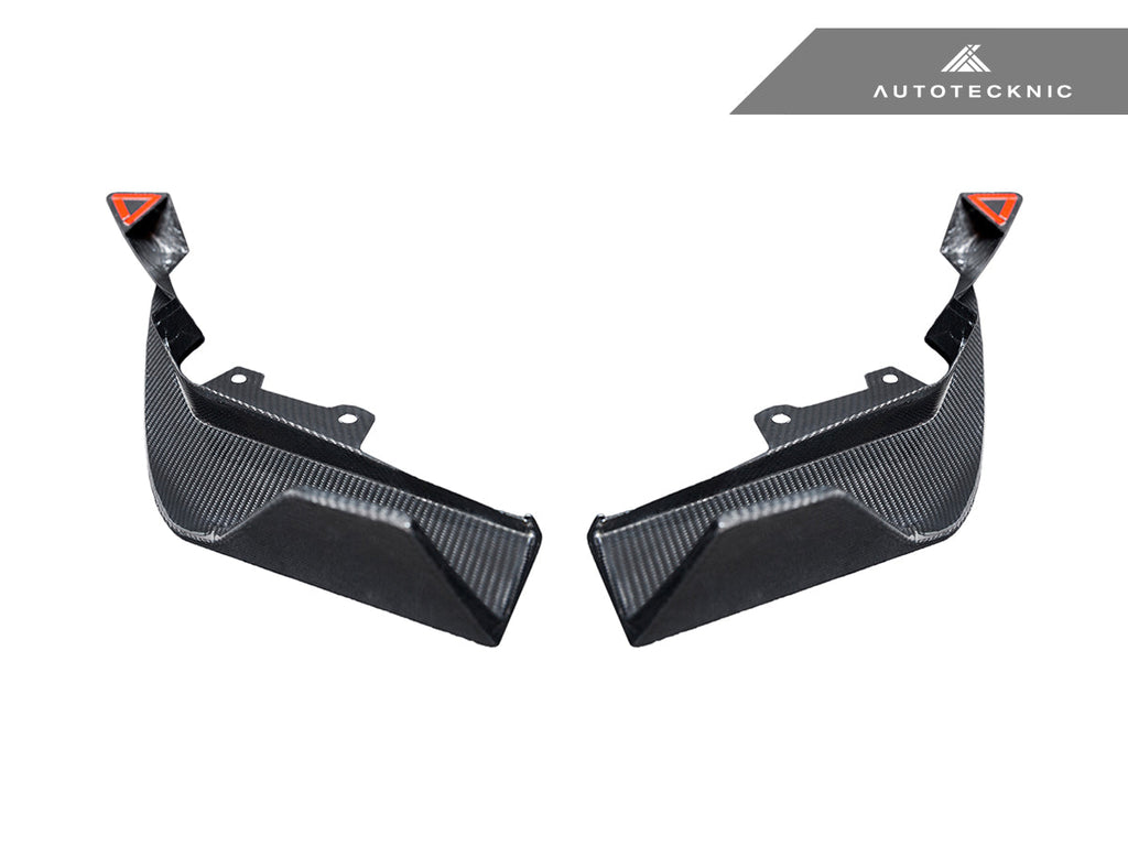 AutoTecknic Dry Carbon Rear Splitter Set - BMW G87 M2