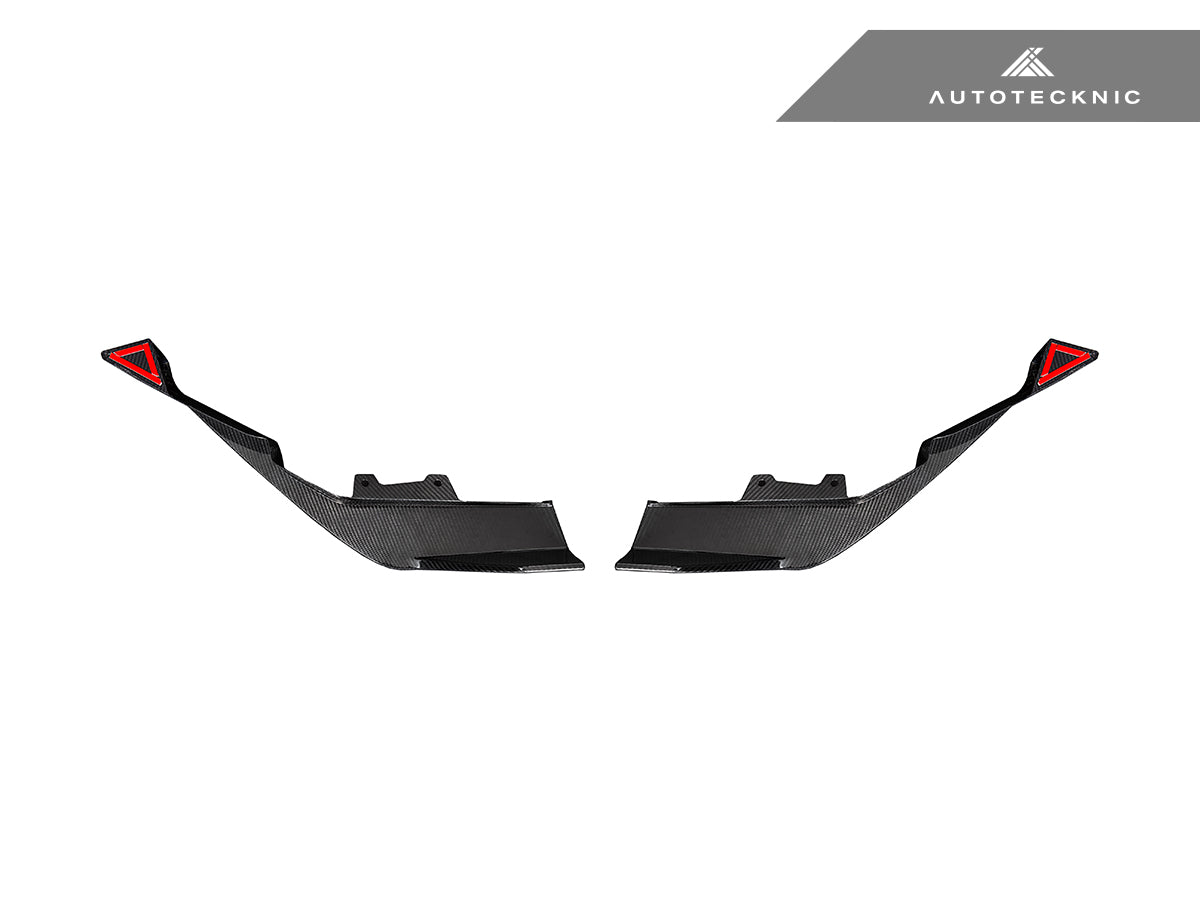 AutoTecknic Dry Carbon Rear Splitter Set - BMW G87 M2