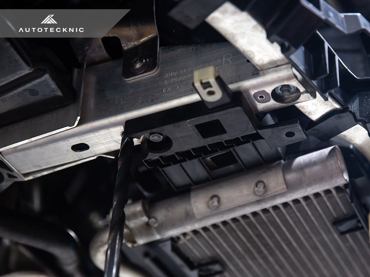 AutoTecknic Dry Carbon Oil Cooler Guard - BMW G87 M2 | G80 M3 | G82/ G83 M4