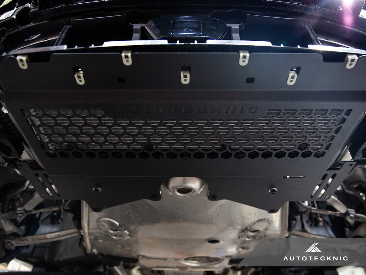 AutoTecknic Dry Carbon Oil Cooler Guard - BMW G87 M2 | G80 M3 | G82/ G83 M4