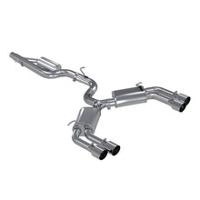 Load image into Gallery viewer, MBRP 15-18 Audi S3 304SS 3in Quad Split Rear Exit C/B System - S4601304