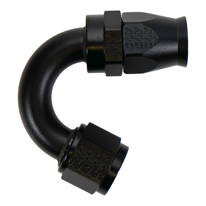 DeatschWerks 10AN Female Flare Swivel (Incl Ferule/Olive) 150-degree Hose End PTFE - 6-02-0881-B