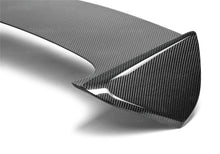 Load image into Gallery viewer, Seibon 08-10 Subaru WRX/STi Hatchback OEM-style Carbon Fiber Rear Spoiler w/ LED Cutout - RS0809SBIMP-STI