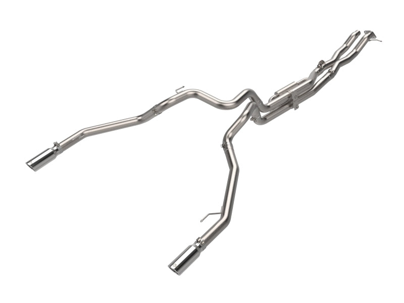 aFe 24-25 Ford Ranger Raptor Vulcan Series 3in 304 SS Cat-Back Exhaust w/ Polished Tips - 49-33152-P