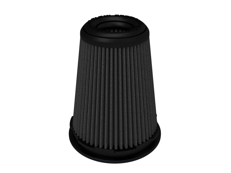 aFe Momentum Intake Air Filter w/Black Pro 5R 3-1/2IN F x 5IN B x 3-1/2IN T (Inverted) x 6IN - 20-91202K