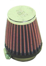 Load image into Gallery viewer, K&amp;N Universal Chrome Filter 1 9/16 inch FLG / 2 5/8 inch Bottom / 2 inch Top / 3 inch Height - RC-2290