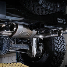 Load image into Gallery viewer, Stainless Works 2007-17 Jeep Wrangler Axle Back Exhaust - JPJKAB