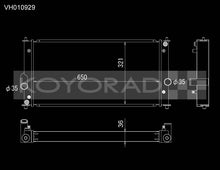 Load image into Gallery viewer, Koyo 00-05 Toyota MR2 Spyder 1.8L I4 MT (Manual Transmission) All-Aluminum Radiator - VH010929