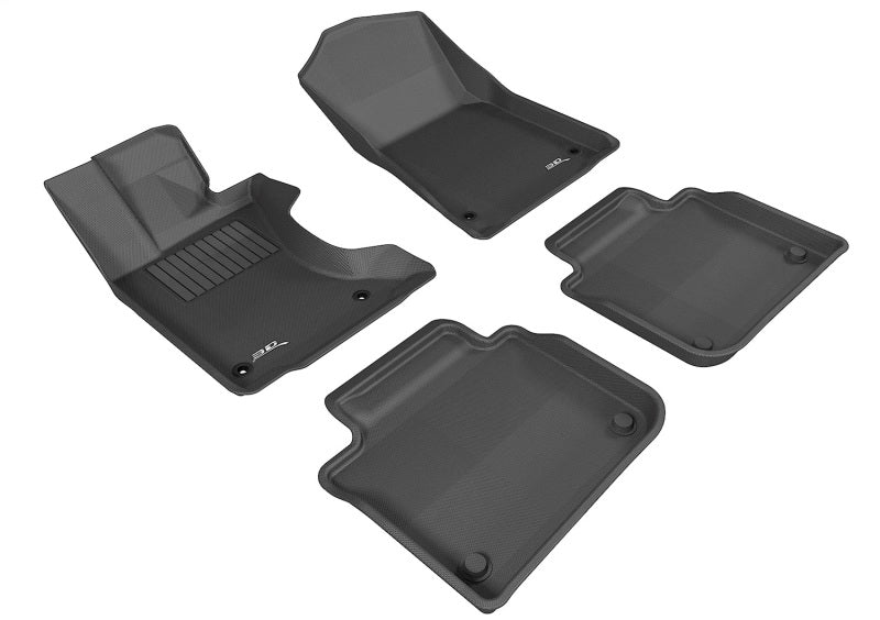3D MAXpider 13-20 Lexus GS / GS Hybrid ALL-WHEEL DRIVE Kagu Black Full Set - L1LX03001509