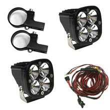 Load image into Gallery viewer, Baja Designs Squadron Pro LED Light Pods Kit w/Horizontal Mounts/2.00in Harness - 497105