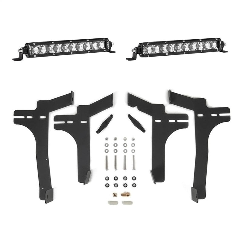 Rigid Industries 24+ Toyota  Tacoma 10in. SR-Series Grill Kit - 46813