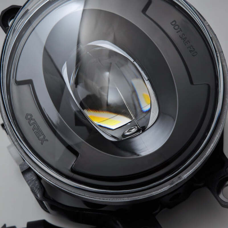 AlphaRex Universal Toyota/Lexus/Scion MKII DoubleTap LED Projector Fog Lights - White/Amber - 210023