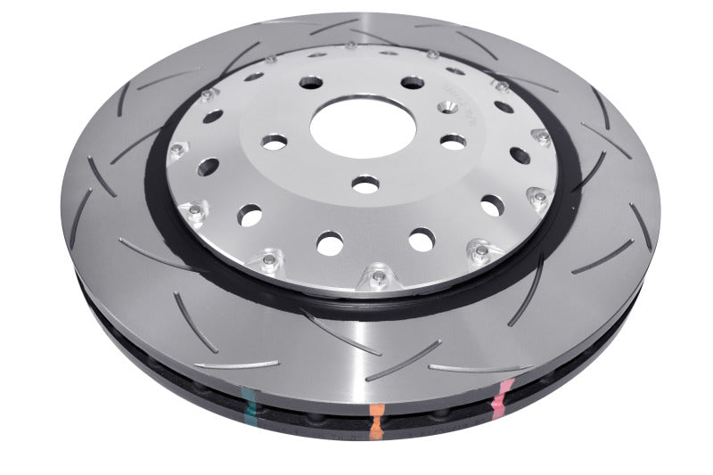 DBA 06-17 Audi RS3 4V Sedan 5000 Fully Assembled 2-Pc Silver Hat T3 Slot Rotor - DBA53004SLVS