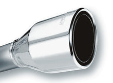 Load image into Gallery viewer, Borla 2.5in Inlet 4.5in Round Rolled Angle Cut Phantom X 7.75in Long Embossed Universal Exhaust Tips - 20247