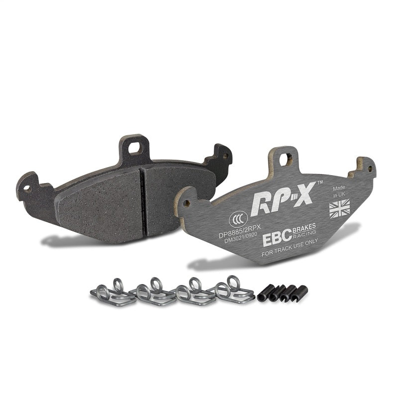 EBC Racing 08-11 Lotus Exige 1.8L Supercharged (240) RP-X Rear Brake Pads - DP8885/2RPX