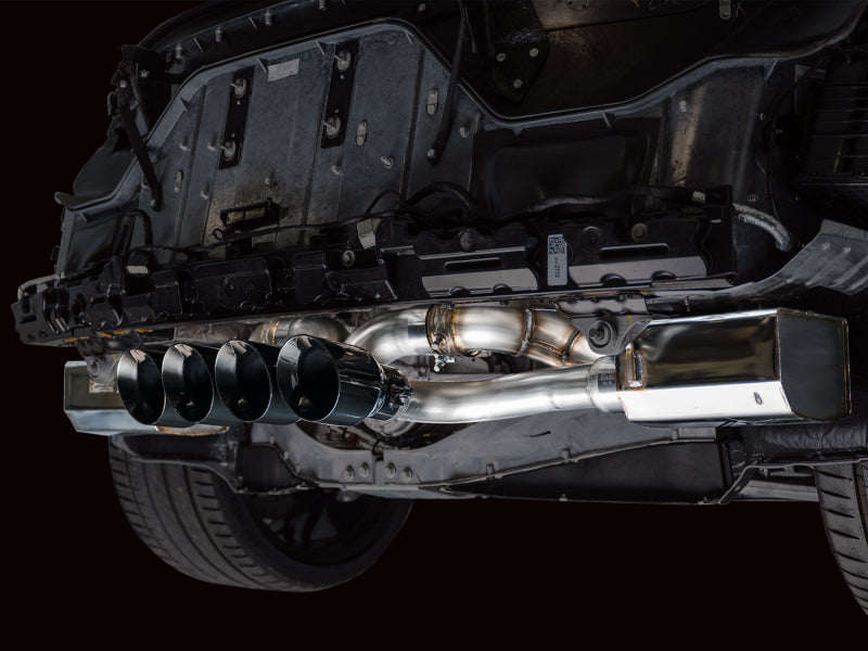 AWE Tuning 2023 C8 Corvette Z06 SwitchPath Cat-Back Exhaust - Diamond Black Tips - 3025-43906