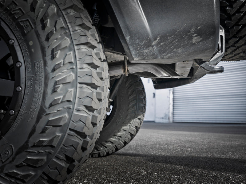 aFe MACH Force-Xp 2.5in 409 SS Catback High-Tuck Exhaust 18-21 Jeep Wrangler (JL) 3.6L 4-Door - 49-48065-1