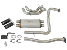 Load image into Gallery viewer, aFe POWER Rebel Series 2-1/2in 409 SS Cat Back Exhaust w/ Black Tips 16-17 Nissan Titan V8 5.6L - 49-46126-B
