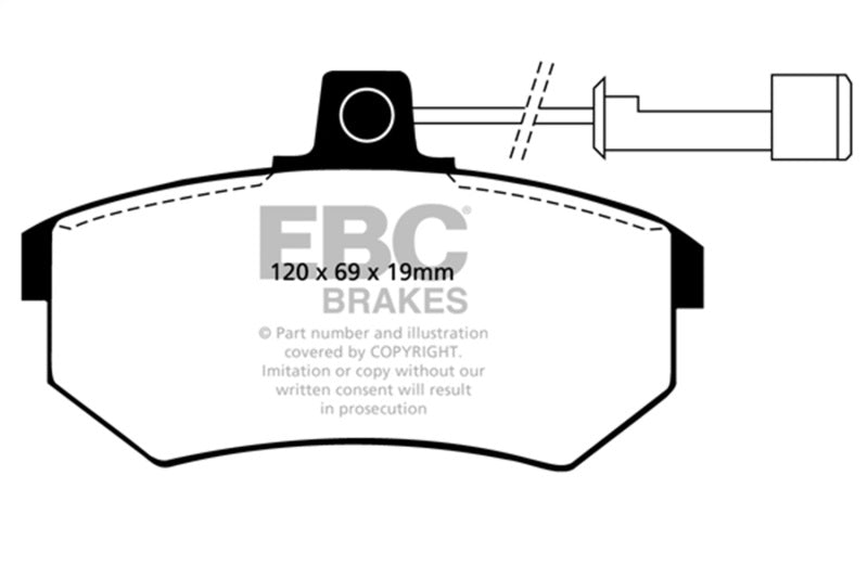 EBC Brakes Greenstuff 2000 Series Sport Pads - DP2486
