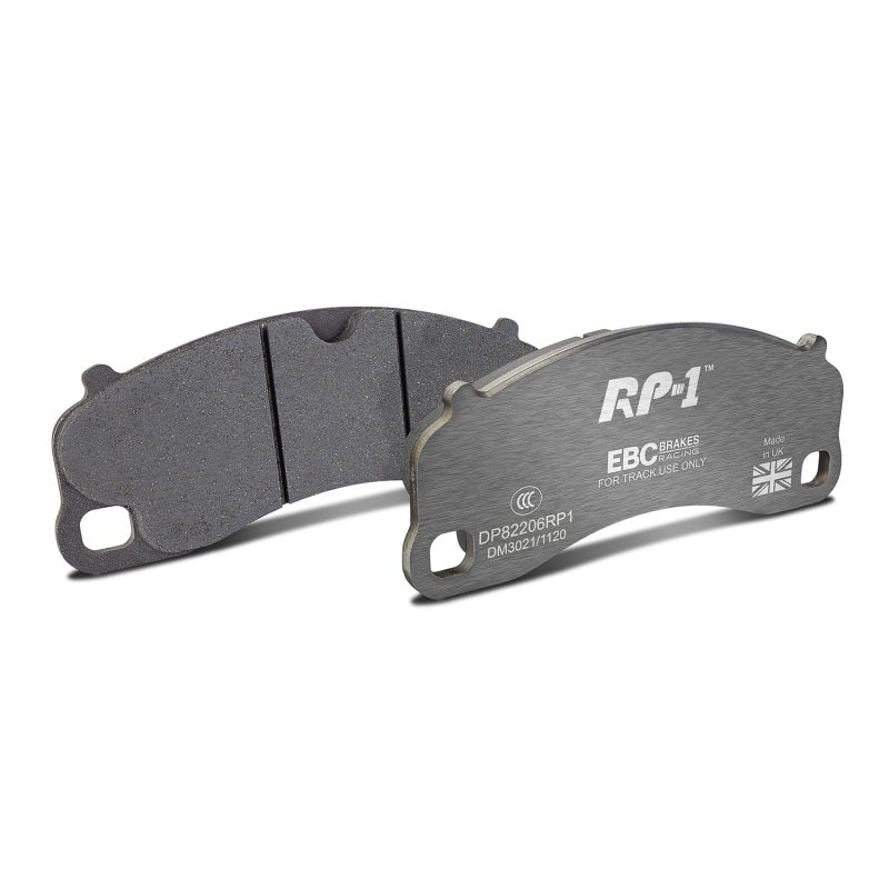 EBC Racing 13-15 Porsche 911 (991) GT3 (Cast Iron Disc Only) RP-1 Race Front Brake Pads - DP82206RP1