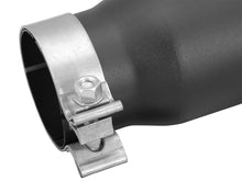 Load image into Gallery viewer, aFe MACHForce XP 3in Inlet x 4in Outlet x 9in Length Clamp-On Black Tip - 49T30401-B09