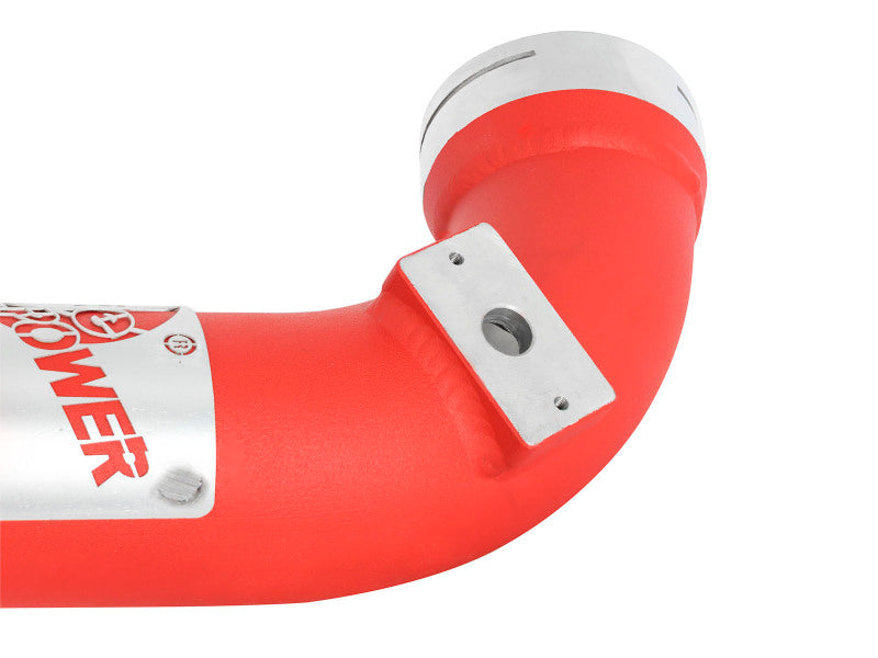 aFe BladeRunner 2.5-2.75in Red Intercooler Tube Cold Side w/ Couplings & Clamps Kit 13-16 BMW F30 - 46-20229-R