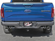 Load image into Gallery viewer, aFe MACHForce-XP 3in to 3-1/2in 304 SS Cat-Back Exhaust w/Polished Tips 17-18 Ford F-150 Raptor 3.5L - 49-33094-P