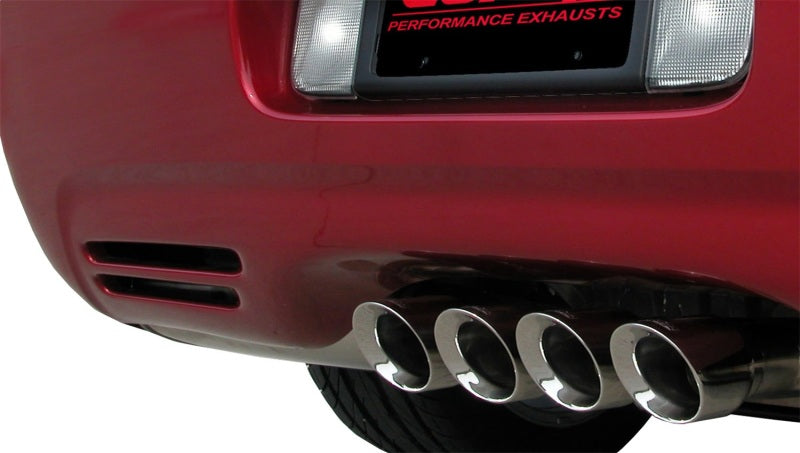 Corsa 1997-2004 Chevrolet Corvette C5 Z06 5.7L V8 Polished Sport Axle-Back Exhaust - 14139