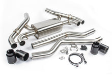 Load image into Gallery viewer, Dinan 20-24 BMW M340i/M440i (G20/G22/G23/G26) Free Flow Axleback Exhaust System - Black Tips - D660-0085-BLK
