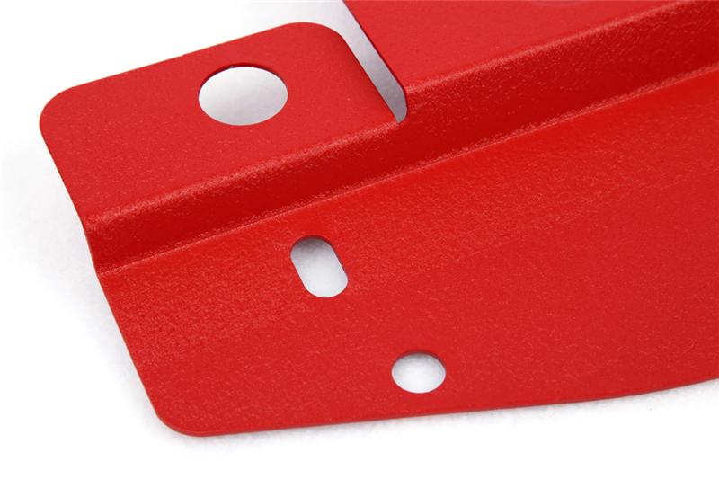 GrimmSpeed 08+ Subaru Impreza/WRX/STI Radiator Shroud w/Tool Tray - Red - 096009