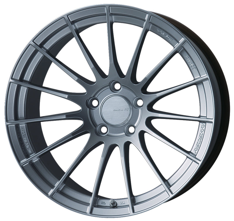 Enkei RS05-RR 18x10.5 25mm ET 5x114.3 75.0 Bore Sparkle Silver Wheel Evo X 350z Spcl Order/No Cancel - 484-8105-6525SP